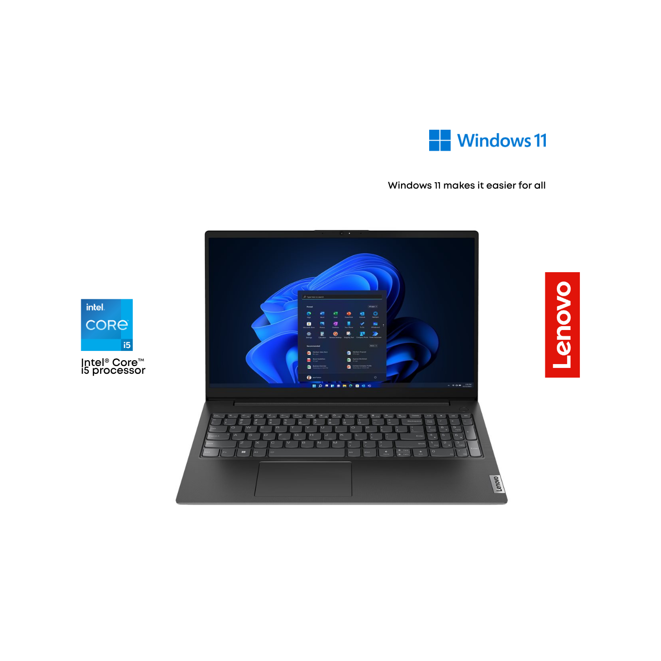 Lenovo V15 Gen 4 Intel Core i5 8GB/256GB 15.6″ Windows 11 Pro