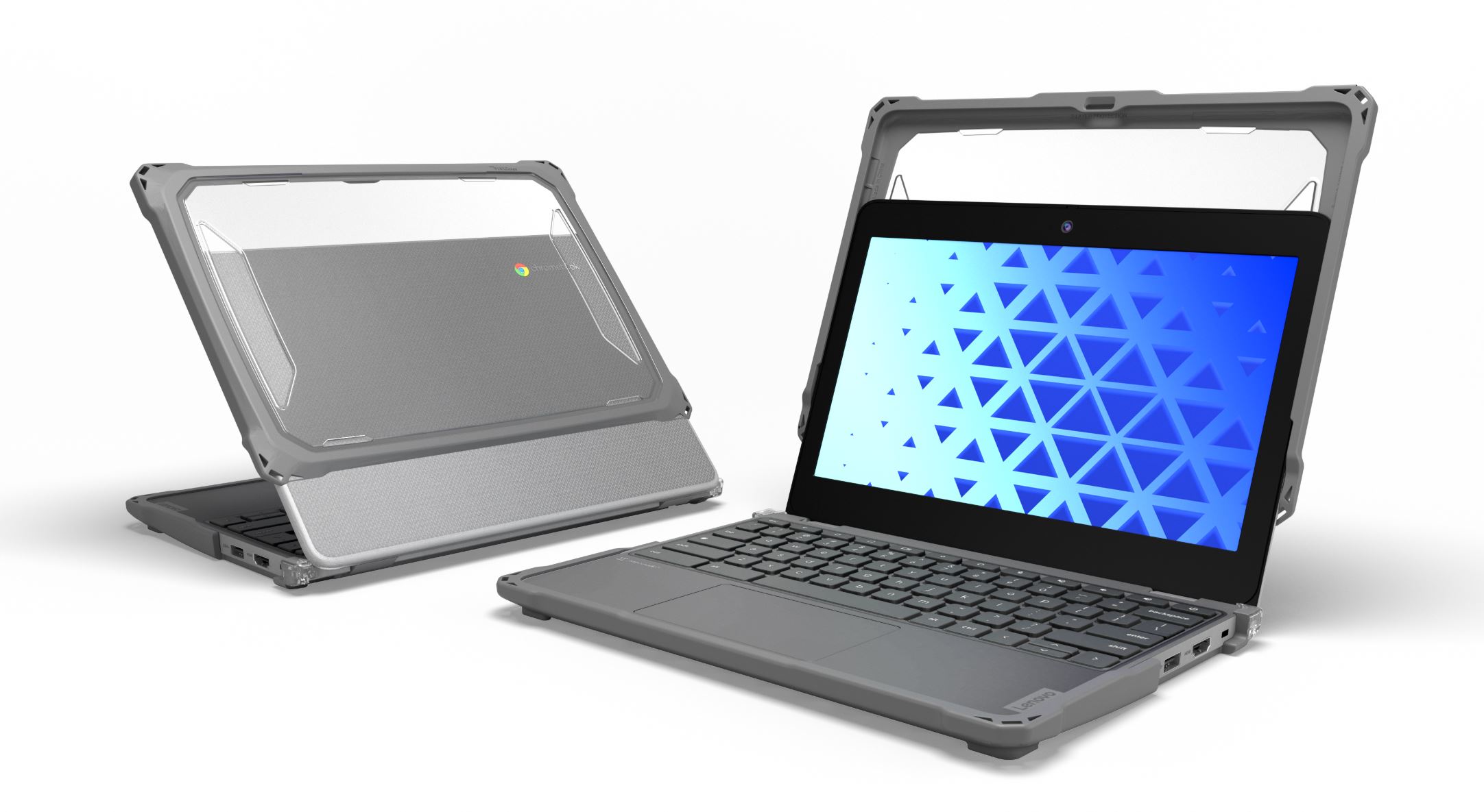Max Cases Extreme Shell for Lenovo 300w & 300e Chrome