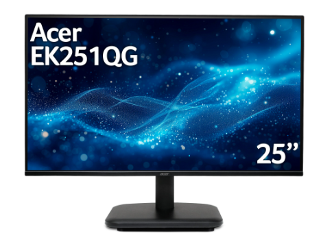 Acer | 24.5″ | EK1 EK251QG | Full HD | ZeroFrame | VGA | HDMI Monitor