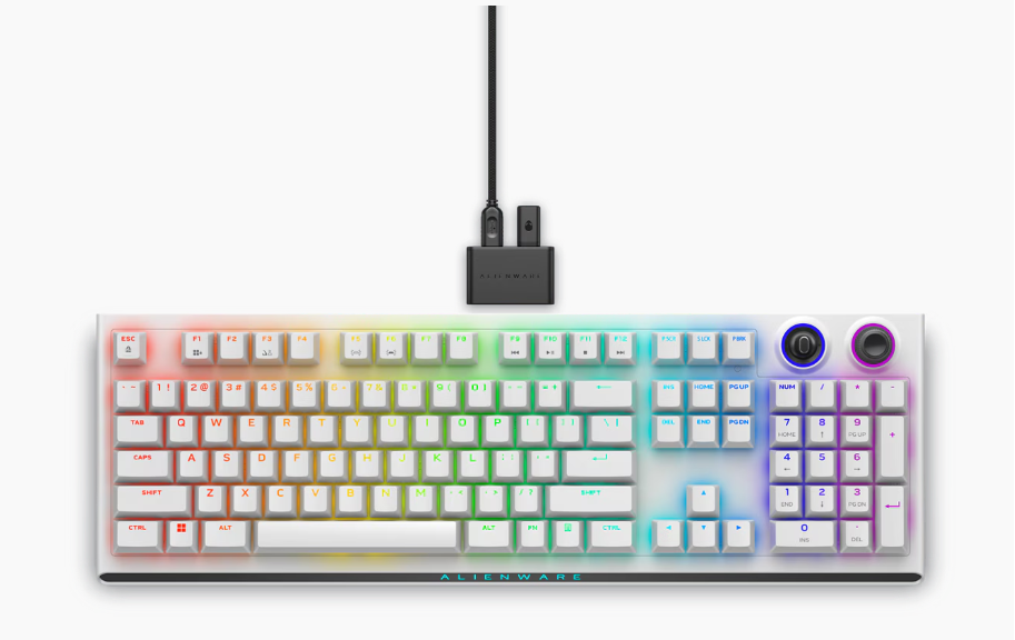 Alienware | Tri-Mode Wireless Gaming Keyboard | White