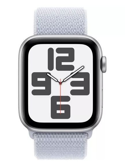 Apple Watch SE GPS | 44mm | Silver Aluminium Case with Blue Cloud Sport Loop