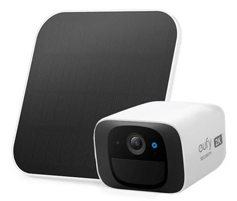 Eufy | SoloCam C210 Outdoor Security Camera with Solar Panel | White/Black