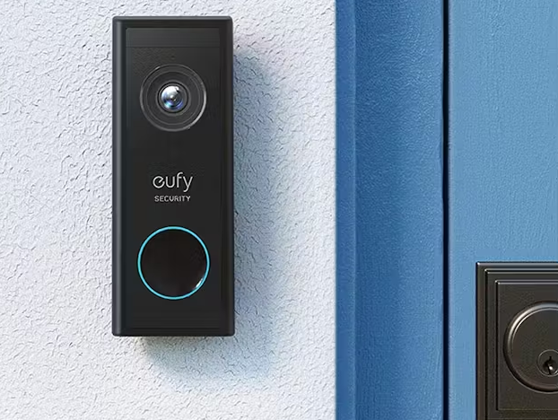 Eufy | Wireless Security Video Doorbell | White/Black