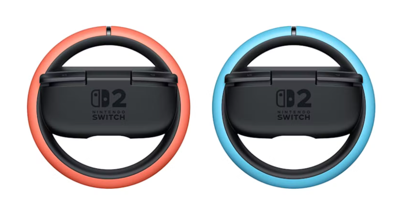 Nintendo | Joy-Con 2 Wheel | Set of 2 | Blue & Red