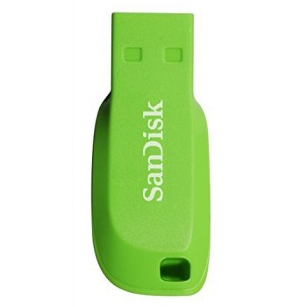 SanDisk | Cruzer Blade 16GB USB Flash Drive | Green