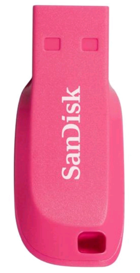 SanDisk | Cruzer Blade 16GB USB Flash Drive | Pink