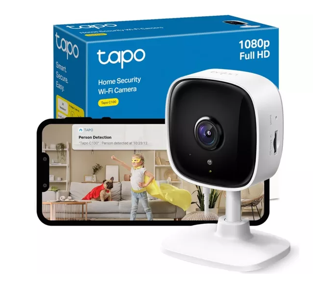 Tapo C100 | Security Camera Indoor | White/Black