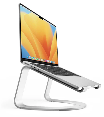 Twelve South | Curve SE Laptop Stand | Silver Aluminum