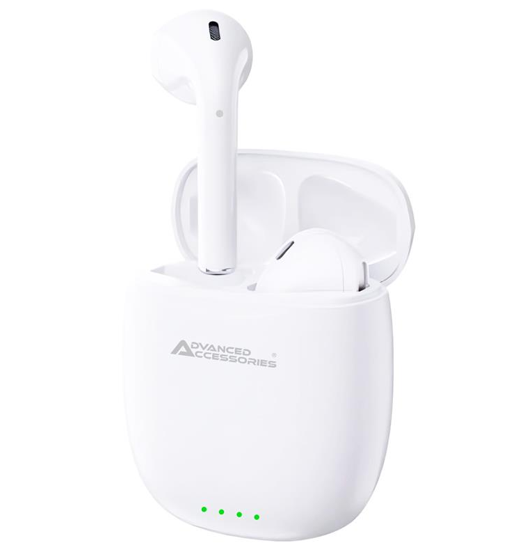 Advanced Accessories | Fusion Wireless Earpods | White