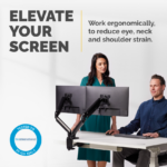 Felloews Dual Monitor Arm-Monitor 2