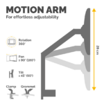 Felloews Single Monitor Arm-Monitor 3