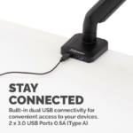 Fellowes Single Monitor Arm-Monitor 4