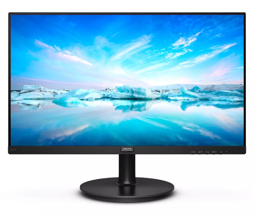 Philips | 22″ | V Line Computer Monitor | Full HD LED | Black